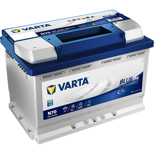 VARTA AKÜ 12V 70AH N70 START&STOP EFB