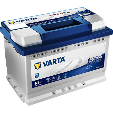 VARTA AKÜ 12V 70AH N70 START&STOP EFB