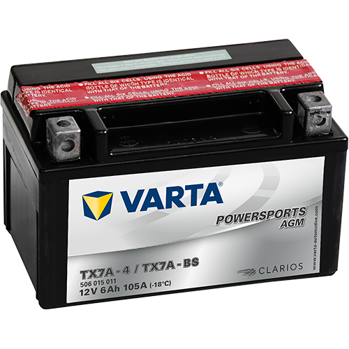 VARTA MOTOSİKLET AKÜSÜ YTX7A-BS 12V 6AH