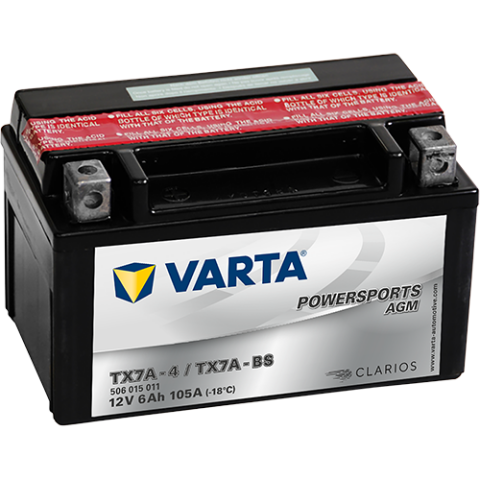 VARTA MOTOSİKLET AKÜSÜ YTX7A-BS 12V 6AH