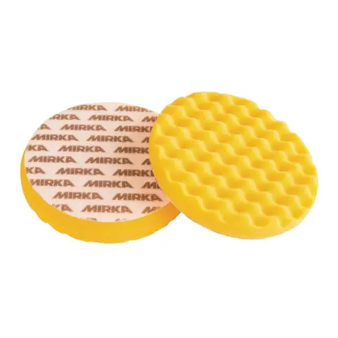 MIRKA Polisaj Pedi Köpük Ø 150 mm Sarı Waffle 1 Adet