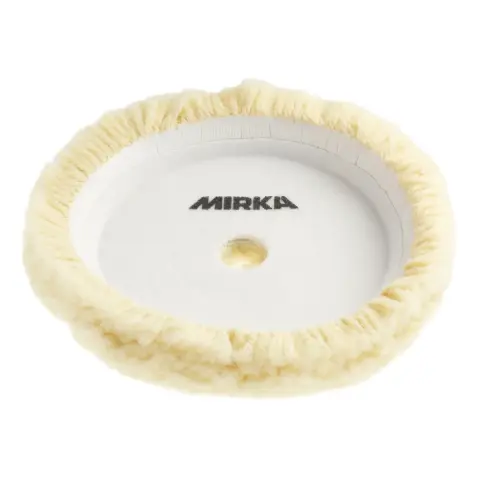 MIRKA Burulmuş Yün Polisaj Keçesi 150 mm Cırt