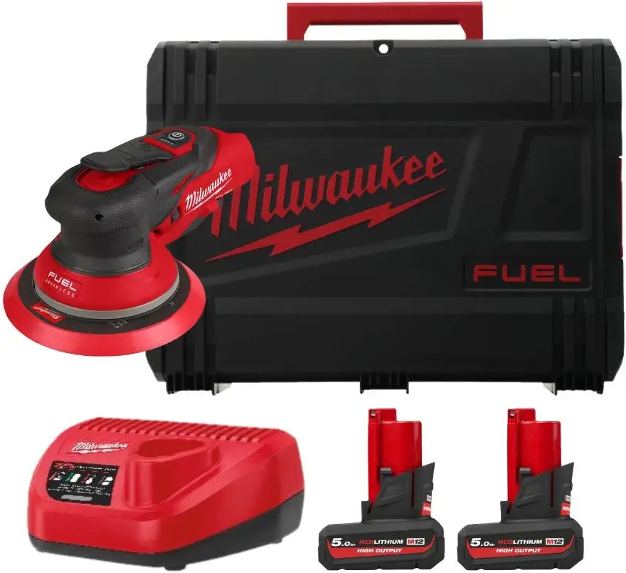 MILWAUKEE M12 FROS5-502X FUEL 150 MM Ø 5 MM ORBITAL  ZIMPARA MAKİNESİ